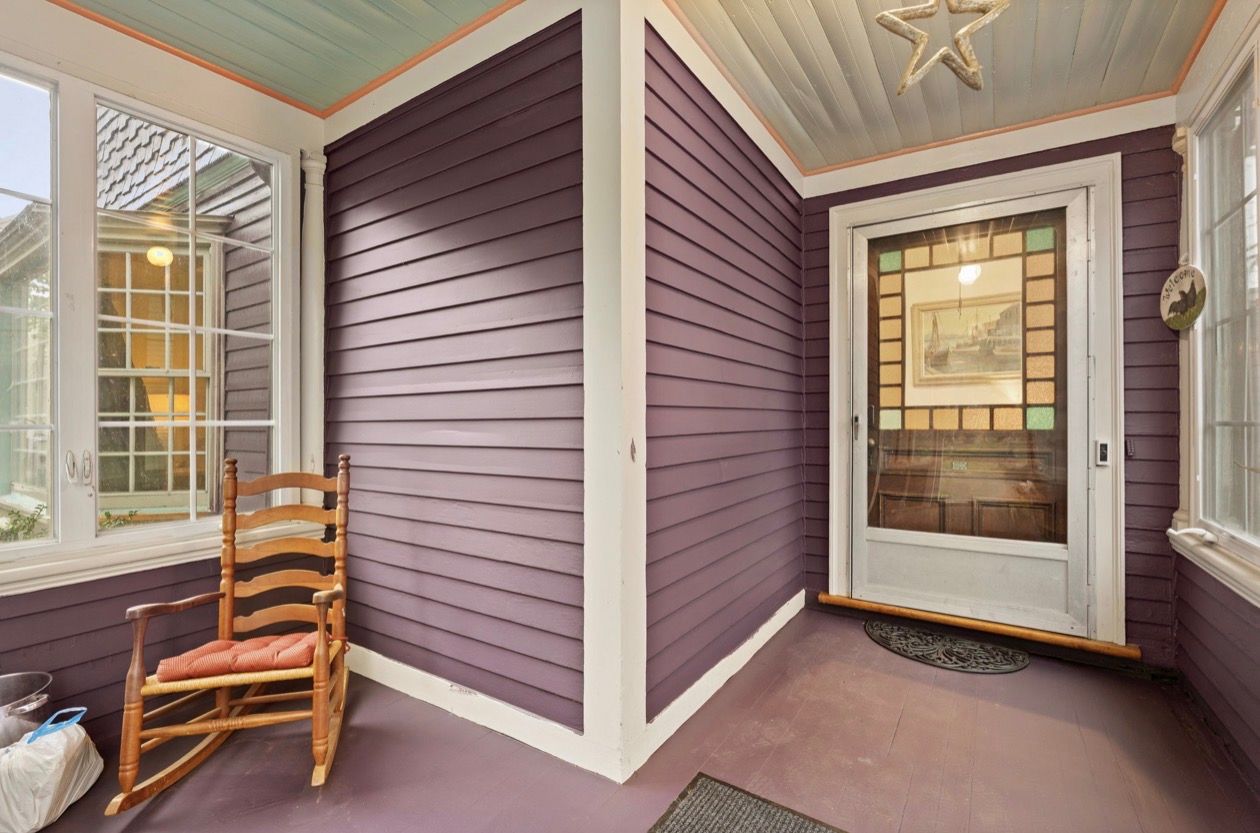 Roomy Enclosed Porch